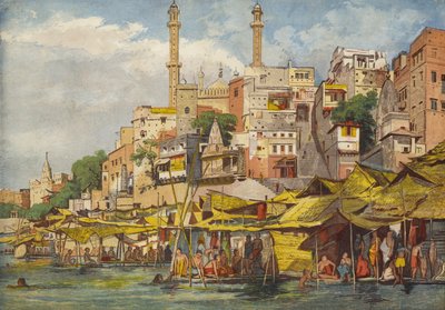 Benares, India door William Carpenter